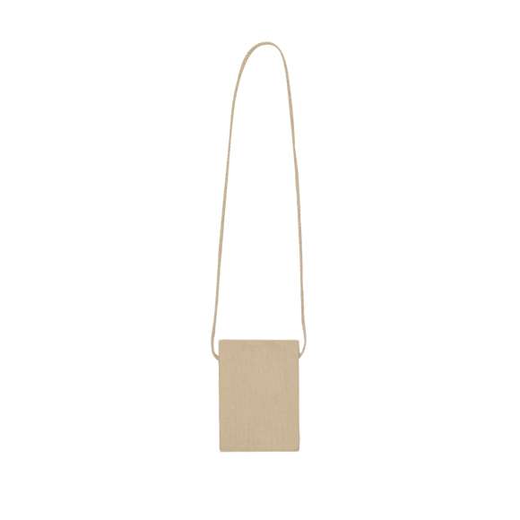 Portatodo fabricado en resistente poliéster de 260g/m2. De acabado cosido con tacto de pana en variados y alegres colores con bolsillo de gran capacidad. Asas largas de 100cm de cordón. Disponible en variada gama de colores.