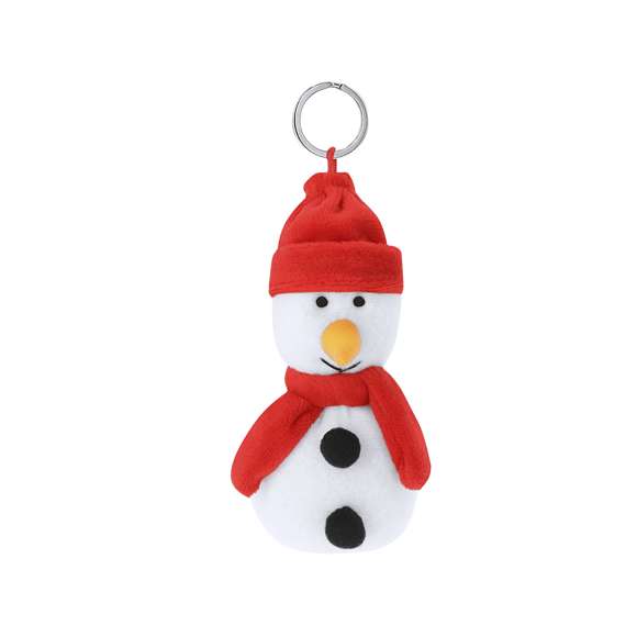 Suaves llaveros peluche con motivos navideños. Disponibles en tres divertidos y originales diseños: Reno, Muñeco de Nieve y Oso.