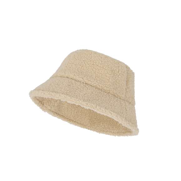 Gorro de suave tacto y acabado borrego, fabricado en cálido material sherpa. Incluye cordón interior para un ajuste perfecto.