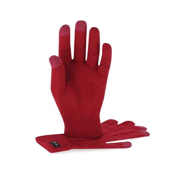 Guantes fabricados en cálido y suave tejido poliéster RPET. Con función táctil en dedos corazón, índice y pulgar a color. Talla única adulto. Con distintitivo RPET en etiqueta exterior. El material RPET se elabora a partir de plástico reciclado, para así fomentar la reutilización de residuos plásticos y ayudar a la sostenibilidad del planeta.