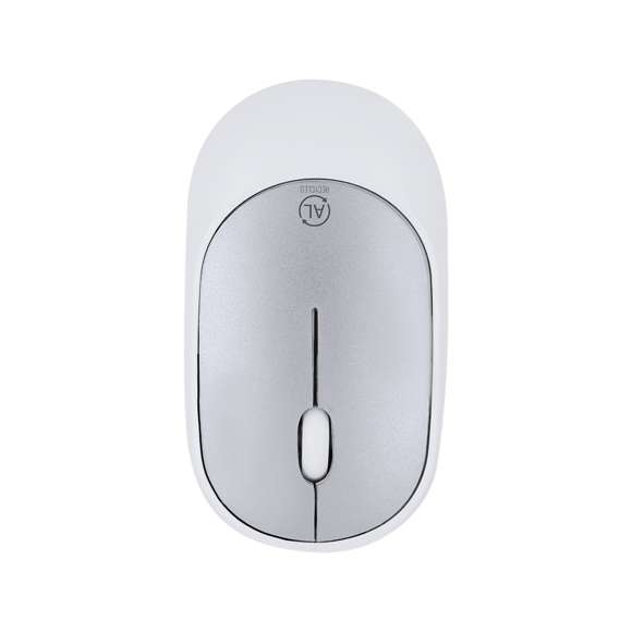 Ratón óptico inalámbrico fabricado en resistente RABS (ABS reciclado), con parte superior en aluminio reciclado. De diseño ergonómico y conexión inalámbrica (conector USB incluido). Con distintivo aluminio reciclado. Alimentación a pilas: 1xAA no incluida.El RABS es un plástico altamente reciclable de gran resistencia y con multitud de aplicaciones que lo convierten en una solución eco-friendly. Con certificación RCS, que garantiza el origen reciclado del mismo.El aluminio reciclado es un material con posibilidades de reciclaje casi infinitas, sin perder sus propiedades originales y consumiendo menos energía en este proceso.Certificación GRS (Global Recycled Standard / Estándar de Reciclaje Global), que garantiza el origen reciclado del material usado para fabricar el producto.