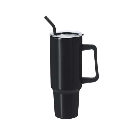 Jarra térmica de 1,2 L de capacidad. Fabricada en acero inoxidable e interior de PP en color negro. Libre de BPA. Con tapadera con sistema de cierre a presión con dosificador de fácil apertura y pajita incluida. Asa de transporte ergonómica para mayor comodidad. Es ideal para tener en tu escritorio, mesa o en cualquier superficie donde disfrutar tranquilamente de tu bebida favorita. El acero es uno de los materiales más demandados y que puede encontrarse casi en todas partes, desde productos de uso diario a grandes construcciones. Con innumerables propiedades, entre las que cabe destacar la durabilidad y su alto grado de reutilización, convirtiéndolo en una alternativa muy valorada en soluciones de sostenibilidad. Debidamente tratado, permite obtener nuevos recursos de infinita utilización.
