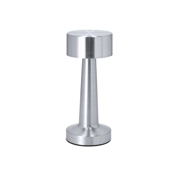 Lámpara de diseño en acabado oro rosa. Incluye 3 modos de luz (blanca, neutra y cálida) y sistema de regulación de intensidad de luz táctil. Equipada con 24 LEDs. Con botón encendido/apagado.