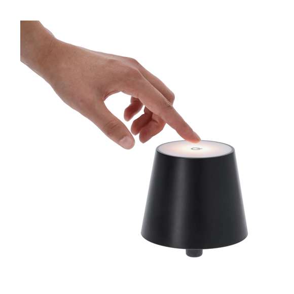 Lámpara LED con adaptador para insertar en la botella, creando así una original lámpara. Con 31 LEDs (27 blancos y 4 amarillos) de intensidad regulable por botón táctil. Con batería de 800mAh recargable por USB, cable Tipo C incluido.