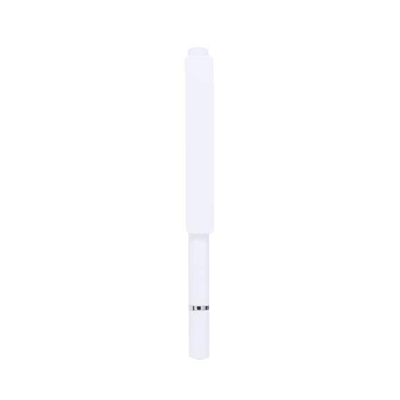 Bloc de notas soporte fabricado en suave PU. Con tapas rígidas,cuenta con soporte para smartphone en portada. Incluye bolígrafo de escritura eterna en color blanco. Con 80 hojas interiores lisas de color crema, elástico de cierre negro y marcapáginas a juego.