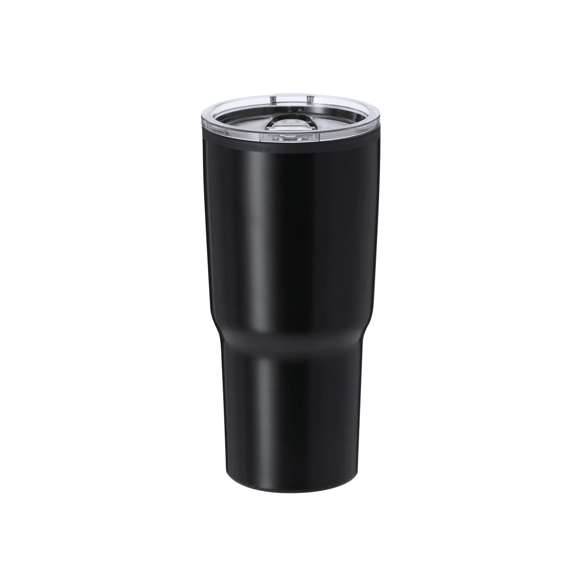Vaso térmico en acero inox de doble pared y 580 ml de capacidad. Con dosificador en tapa transparente de fácil apertura, libre de BPA. Es ideal para tener en tu escritorio, mesa o en cualquier superficie donde disfrutar tranquilamente de tu bebida favorita.