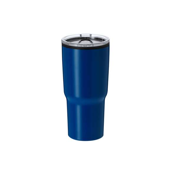 Vaso térmico en acero inox de doble pared y 580 ml de capacidad. Con dosificador en tapa transparente de fácil apertura, libre de BPA. Es ideal para tener en tu escritorio, mesa o en cualquier superficie donde disfrutar tranquilamente de tu bebida favorita.