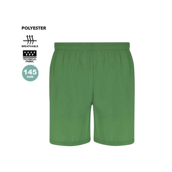 Pantalón con cintura elástica ajustable y cordón interior para un ajuste personalizado, complementado con pespunte de seguridad. Con aperturas laterales en cada pierna y bolsillos laterales.