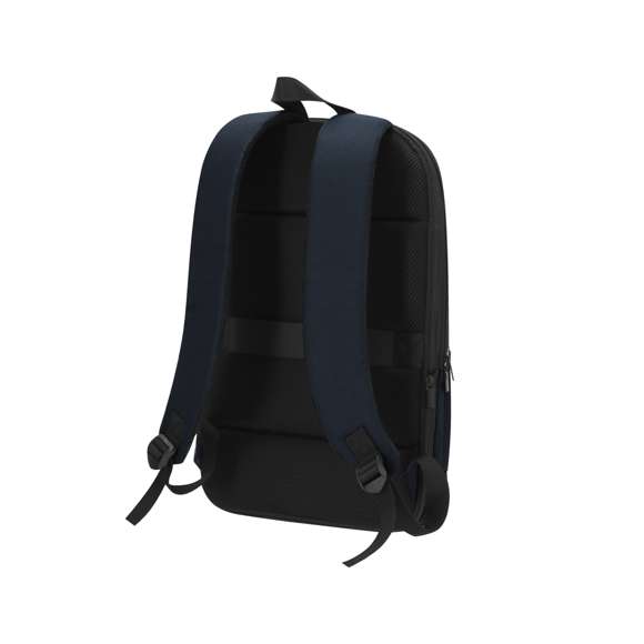 Mochila extensible confeccionada en resistente PU/ poliéster 900D. Equipada con cierre de cremallera de doble tirador, con posibilidad para ampliar la capacidad. Con compartimento interior acolchado para portátil de hasta 15 pulgadas. Cómodas cintas de hombros acolchadas, transpirables y ajustables. Incluye cinta para fijarla en trolley y maletas.