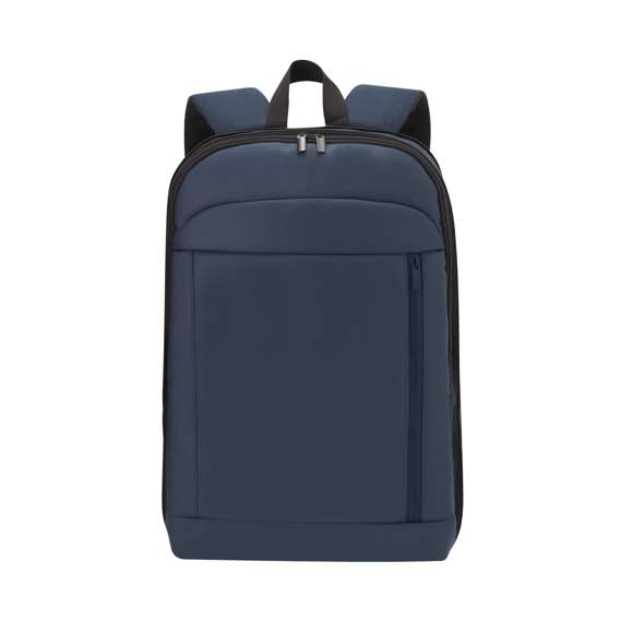 Mochila extensible confeccionada en resistente PU/ poliéster 900D. Equipada con cierre de cremallera de doble tirador, con posibilidad para ampliar la capacidad. Con compartimento interior acolchado para portátil de hasta 15 pulgadas. Cómodas cintas de hombros acolchadas, transpirables y ajustables. Incluye cinta para fijarla en trolley y maletas.
