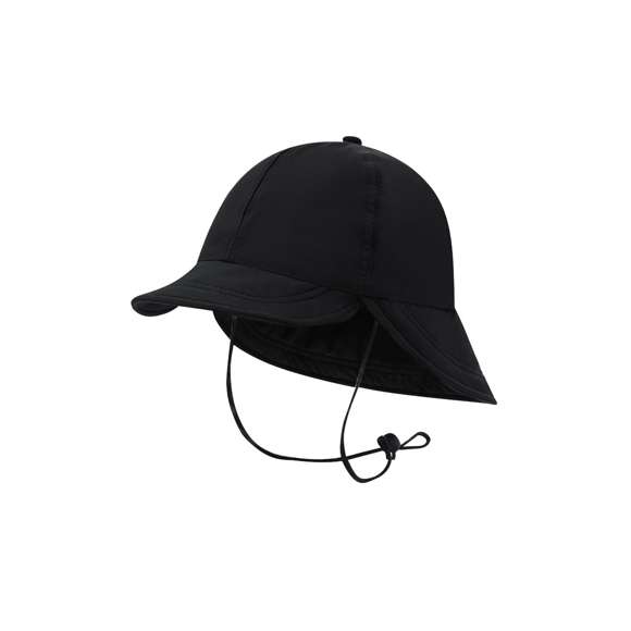 Gorra de 6 paneles confeccionada en suave poliéster. Cuenta con una flexible visera y amplia solapa trasera que protege eficazmente el cuello del sol. Su contorno elástico, equipado con un accesorio de ajuste, asegura un ajuste cómodo y preciso. Incluye práctico cordón de transporte adaptable.