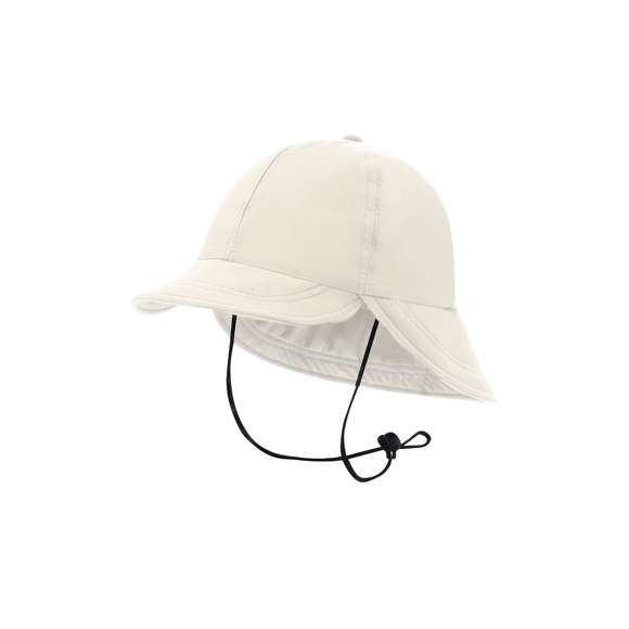 Gorra de 6 paneles confeccionada en suave poliéster. Cuenta con una flexible visera y amplia solapa trasera que protege eficazmente el cuello del sol. Su contorno elástico, equipado con un accesorio de ajuste, asegura un ajuste cómodo y preciso. Incluye práctico cordón de transporte adaptable.