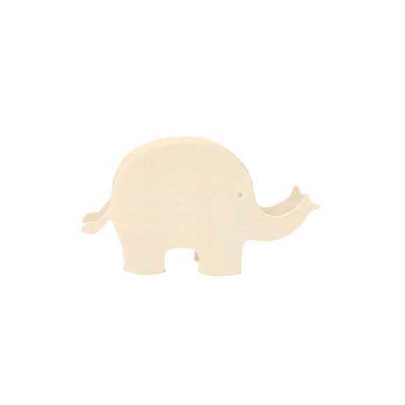 Hucha fabricada en madera natural con diseño de animales. Incluye ceras de colores que permite personalizar el diseño de cada hucha.  Incorpora práctico agujero inferior para acceder fácilmente a los ahorros sin necesidad de romperla.