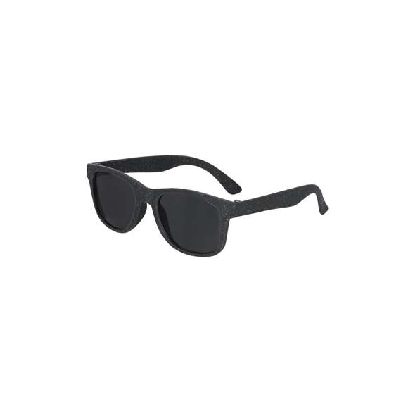 Gafas de sol de niño fabricadas en caña de trigo. Con protección UV400 y lentes en color negro. Con distintivo Wheat Straw.La Caña de Trigo fomenta la utilización de materias primas naturales, reduciendo así las emisiones contaminantes.