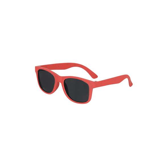 Gafas de sol de niño fabricadas en caña de trigo. Con protección UV400 y lentes en color negro. Con distintivo Wheat Straw.La Caña de Trigo fomenta la utilización de materias primas naturales, reduciendo así las emisiones contaminantes.