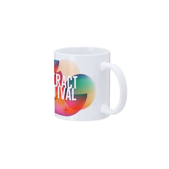 Taza de cerámica con capacidad de 350 ml, con calidad AAA, lo que la convierte en una opción ideal para sublimación de la más alta calidad.