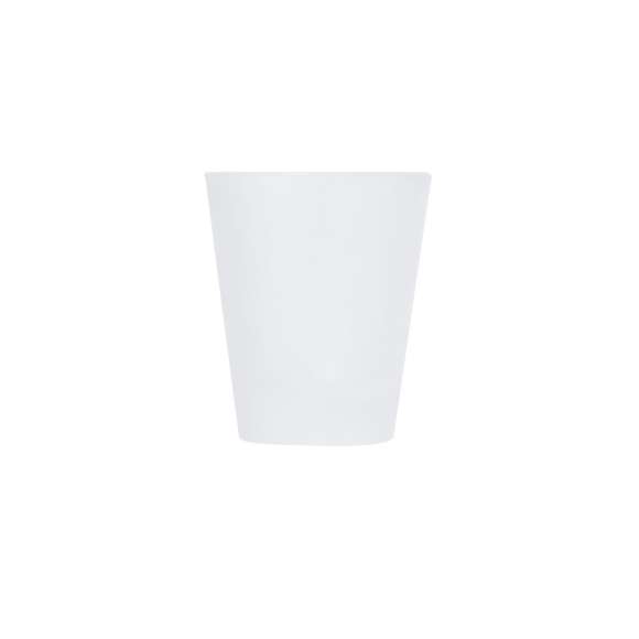 Vaso de chupito de 50 ml de capacidad en resistente cristal de acabado frosted. Especialmente diseñado para marcaje en sublimación.