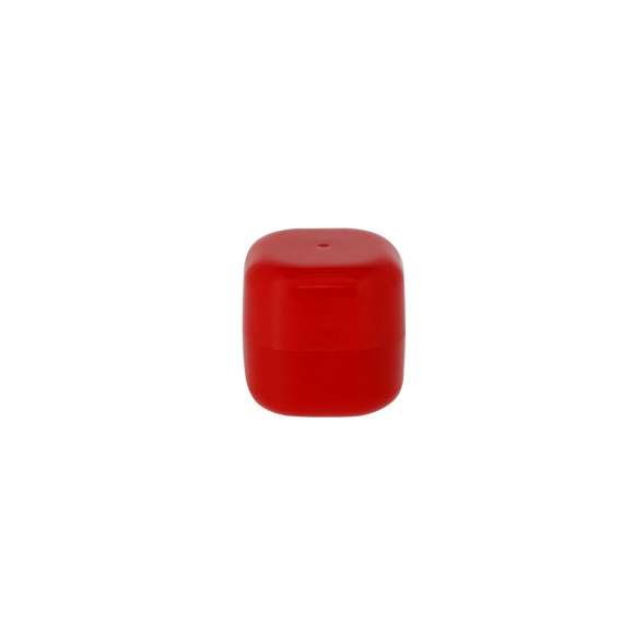 Bálsamo labial con aroma vainilla en forma de dado. Incluye protección SPF15. Dermatológicamente testado.