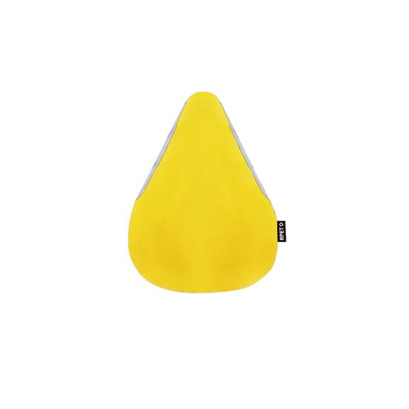 Funda de sillín con base reflectante fabricada en material 190T RPET. De diseño ajustable, apta para todo tipo de sillines. Incluye una etiqueta distintiva de RPET.El material RPET se elabora a partir de plástico reciclado, para así fomentar la reutilización de residuos plásticos y ayudar a la sostenibilidad del planeta.