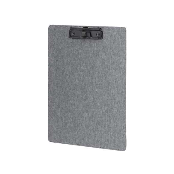 Excelente organizador en suave poliéster RPET 300D tamaño A4. Con resistente pinza para documentación y práctico gancho porta bolígrafos. Con distintivo de RPET en el reverso. El material RPET se elabora a partir de plástico reciclado, para así fomentar la reutilización de residuos plásticos y ayudar a la sostenibilidad del planeta.