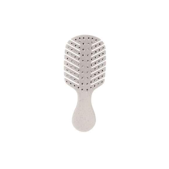 Cepillo Antitirones y Desenredante fabricado en caña de trigo. Con sistema anti-enredos, flexible y resistente que permite desenredar cualquier tipo de cabello con máxima suavidad. Con un diseño ergonómico gracias a su forma semicurva y largas púas, se adapta perfectamente al contorno de la cabeza, facilitando el peinado de una mayor cantidad de cabello en cada pasada.La Caña de Trigo fomenta la utilización de materias primas naturales, reduciendo así las emisiones contaminantes.