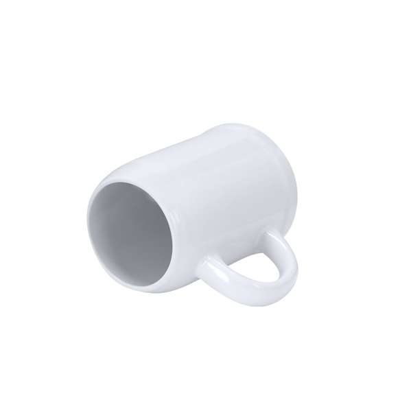 Jarra de cerámica de 500ml de capacidad. Especialmente diseñada para marcaje en sublimación.