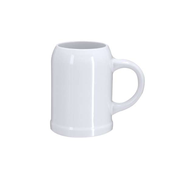 Jarra de cerámica de 500ml de capacidad. Especialmente diseñada para marcaje en sublimación.