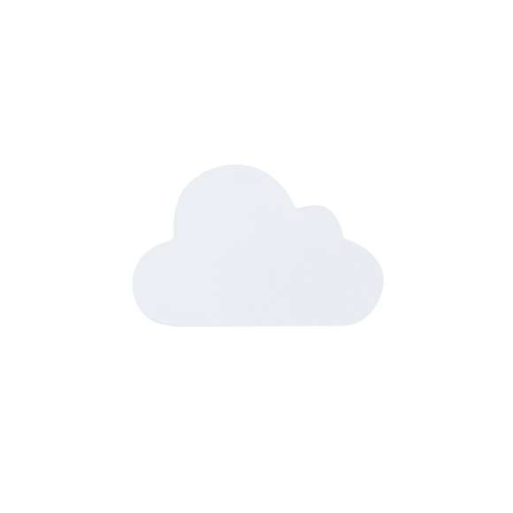 Antiestrés en forma de nube, fabricado en un suave PU.