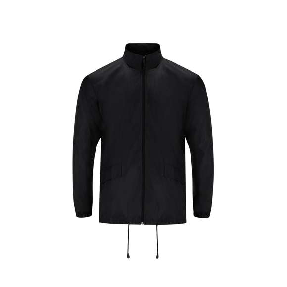 <p>Chubasquero unisex de cuello alto y capucha extraíble. La capucha cuenta con cordones ajustables para un ajuste personalizado y velcro para facilitar su plegado y guardado. Su interior incorpora un recubrimiento de plata. Cuenta con cremallera central y tirador al tono. Incluye: dos bolsillos laterales con solapa, puños elásticos que garantizan un ajuste cómodo y un bajo ajustable con cordones interiores que permiten un ajuste adicional. Dispone de una goma elástica en el interior de uno de los bolsillos, facilitando el plegado y almacenamiento del chubasquero cuando no está en uso.</p>
