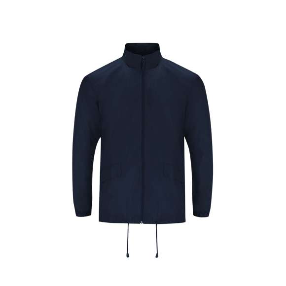 <p>Chubasquero unisex de cuello alto y capucha extraíble. La capucha cuenta con cordones ajustables para un ajuste personalizado y velcro para facilitar su plegado y guardado. Su interior incorpora un recubrimiento de plata. Cuenta con cremallera central y tirador al tono. Incluye: dos bolsillos laterales con solapa, puños elásticos que garantizan un ajuste cómodo y un bajo ajustable con cordones interiores que permiten un ajuste adicional. Dispone de una goma elástica en el interior de uno de los bolsillos, facilitando el plegado y almacenamiento del chubasquero cuando no está en uso.</p>