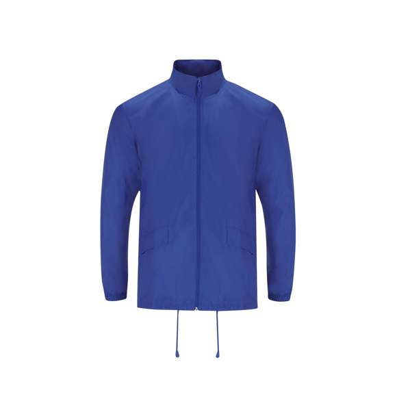 <p>Chubasquero unisex de cuello alto y capucha extraíble. La capucha cuenta con cordones ajustables para un ajuste personalizado y velcro para facilitar su plegado y guardado. Su interior incorpora un recubrimiento de plata. Cuenta con cremallera central y tirador al tono. Incluye: dos bolsillos laterales con solapa, puños elásticos que garantizan un ajuste cómodo y un bajo ajustable con cordones interiores que permiten un ajuste adicional. Dispone de una goma elástica en el interior de uno de los bolsillos, facilitando el plegado y almacenamiento del chubasquero cuando no está en uso.</p>