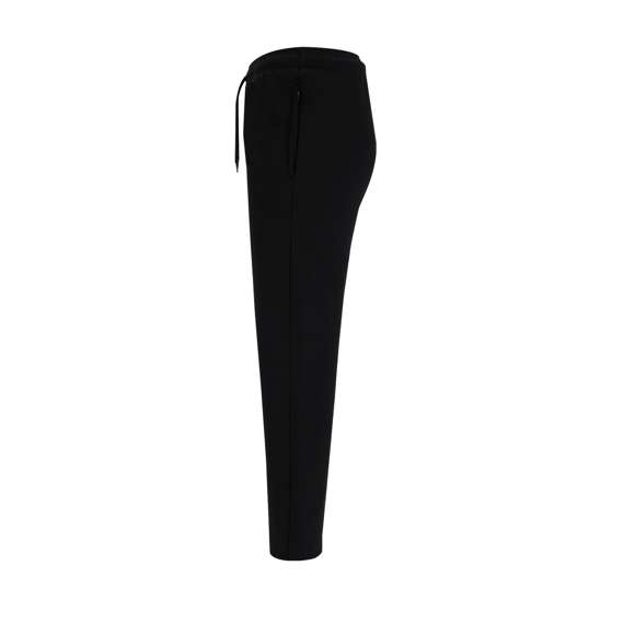 Pantalón largo unisex de corte recto. Con dos bolsillos laterales con cremallera. Cinturilla elástica con cordón ajustable a tono. Con interior perchado que aporta suavidad y calidez. Doble pespunte en los bajos.