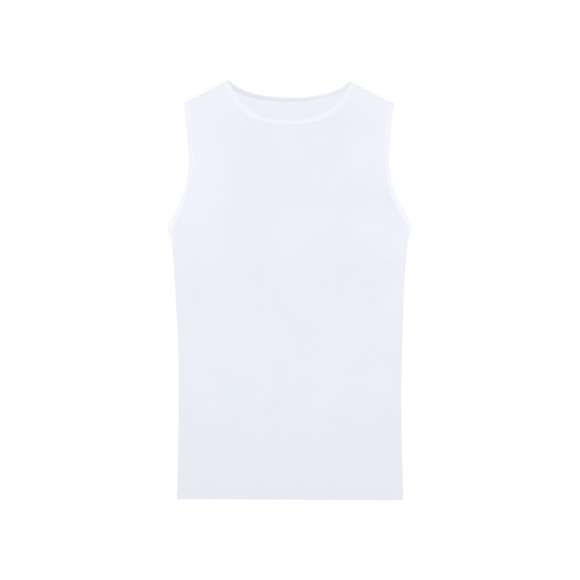 Camiseta de tirantes confeccionada en tejido técnico micro mesh, diseñada para expulsar la humedad de la prenda gracias a su función Cool Dry, manteniendo la piel seca y fresca durante la actividad. Incluye costuras laterales a tono que mejoran la adaptación al cuerpo.