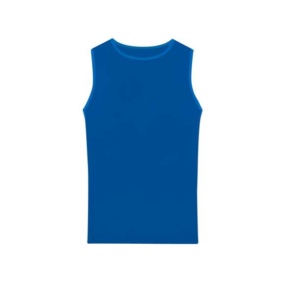 Camiseta de tirantes confeccionada en tejido técnico micro mesh, diseñada para expulsar la humedad de la prenda gracias a su función Cool Dry, manteniendo la piel seca y fresca durante la actividad. Incluye costuras laterales a tono que mejoran la adaptación al cuerpo.