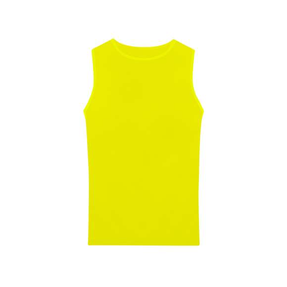 Camiseta de tirantes confeccionada en tejido técnico micro mesh, diseñada para expulsar la humedad de la prenda gracias a su función Cool Dry, manteniendo la piel seca y fresca durante la actividad. Incluye costuras laterales a tono que mejoran la adaptación al cuerpo.