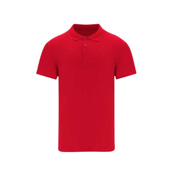 Polo unisex de manga corta de 200 g/m2. Tapeta con tres botones acabado mate. Con cubrecosturas reforzado en el interior del cuello. Ribete acanalado en mangas y cuello. Costuras laterales con aperturas en la parte del bajo.