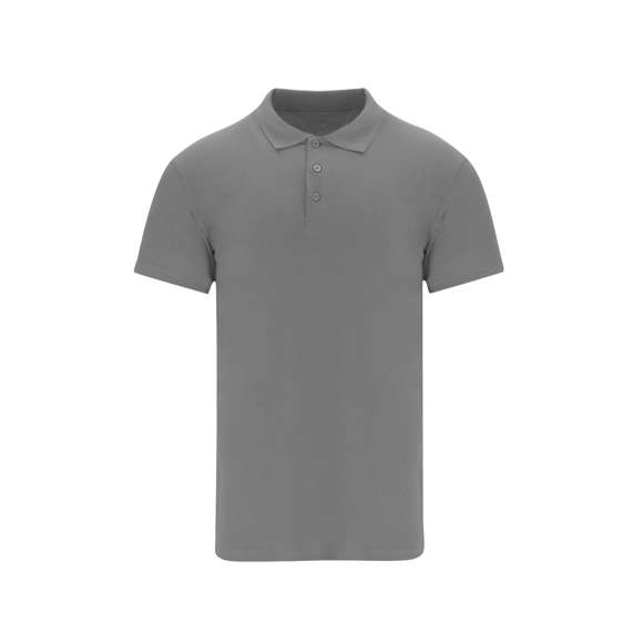 Polo unisex de manga corta de 200 g/m2. Tapeta con tres botones acabado mate. Con cubrecosturas reforzado en el interior del cuello. Ribete acanalado en mangas y cuello. Costuras laterales con aperturas en la parte del bajo.
