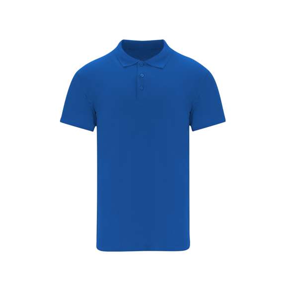 Polo unisex de manga corta de 200 g/m2. Tapeta con tres botones acabado mate. Con cubrecosturas reforzado en el interior del cuello. Ribete acanalado en mangas y cuello. Costuras laterales con aperturas en la parte del bajo.