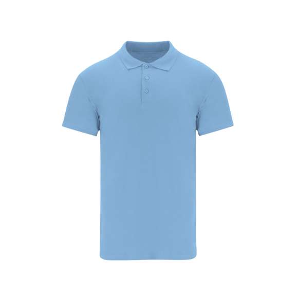 Polo unisex de manga corta de 200 g/m2. Tapeta con tres botones acabado mate. Con cubrecosturas reforzado en el interior del cuello. Ribete acanalado en mangas y cuello. Costuras laterales con aperturas en la parte del bajo.