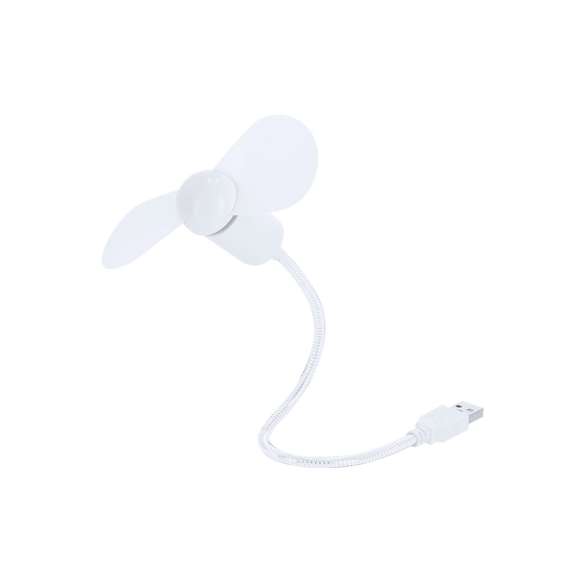 Práctico ventilador flexible, con conexión Tipo C y USB, compatible con multitud de dispositivos.