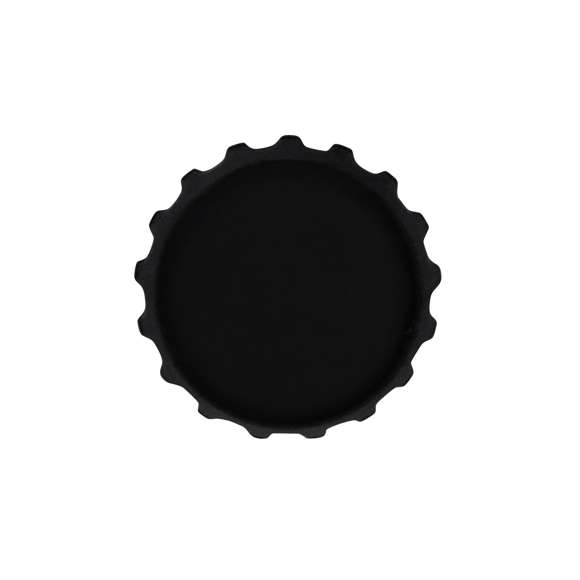 Tapón diseño chapa de silicona diseñado para ajustarse perfectamente a la boquilla de las botellas, proporcionando un cierre seguro que protege las bebidas abiertas.