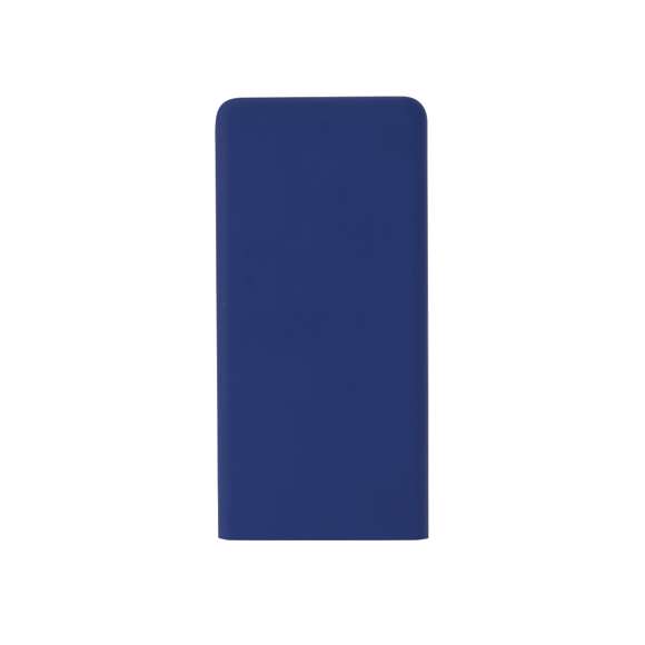 Batería auxiliar externa en ABS con acabado gomoso y 5.000 mAh de capacidad de carga. Con luz LED interior y recubrimiento exterior especialmente diseñado para marcaje en láser, con sensor de movimiento para encender la luz LED (apgandose automáticamente a los 30 segundos). Incluye salida USB dual para carga simultánea de 2 dispositivos y conexión Tipo C de entrada y salida e indicador de estado de carga.Las capacidades mostradas en todas nuestras baterías auxiliares externas son reales, incorporando todas ellas baterías de grado A y no recicladas, con una vida útil de al menos 500 ciclos de carga y según normativa CE.Además, están fabricadas conforme a los estándares RoHS y en cumplimiento con los siguientes requisitos de seguridad:Sistema de protección contra sobrecarga del power bank.Sistema de protección contra descarga completa que proporciona una mayor durabilidad del power bank.Sistema de bloqueo para evitar cortocircuitos.Sistema de transferencia de carga constante, acorde con la capacidad del dispositivo de destino.5000 mAh. 2 Salidas USB. Salida y Entrada Tipo C