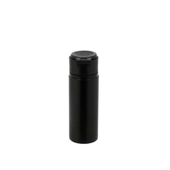 Bidón térmico con Altavoz Bluetooth 5.4 de 3W integrado. Con 500 ml de capacidad y fabricado en acero inox de doble pared, asegurando una durabilidad máxima y un excelente mantenimiento de la temperatura de las bebidas, ya sean frías o calientes. Tapadera con sistema de cierre de rosca y libre de BPA, e incluye sujeción orientable para smartphone con tecnología Magsafe. El altavoz Bluetooth de 600 mAh integrado en el tapón es fácilmente extraíble gracias a su sistema de rosca.