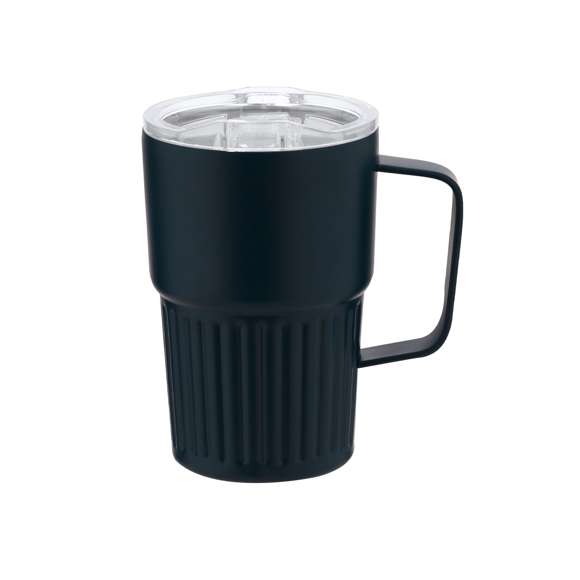 Taza térmica en Acero Inox Reciclado de doble pared y 400 ml de capacidad. Exterior en acabado biselado mate. Incluye tapadera con sistema de cierre a presión transparente y dosificador de fácil apertura abatible, libre de BPA. Es ideal para tener en tu escritorio, mesa o en cualquier superficie donde disfrutar tranquilamente de tu bebida favorita. Incluye distintivo de Acero Inox Reciclado.El acero es uno de los materiales más demandados y que puede encontrarse casi en todas partes, desde productos de uso diario a grandes construcciones. Con innumerables propiedades, entre las que cabe destacar la durabilidad y su alto grado de reutilización, convirtiéndolo en una alternativa muy valorada en soluciones de sostenibilidad. Debidamente tratado, permite obtener nuevos recursos de infinita utilización.