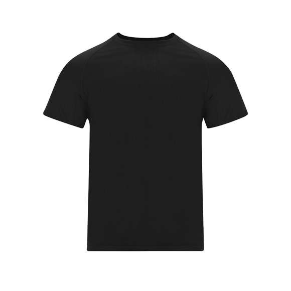 Camiseta técnica confeccionada en tejido Waffle Interlock con función Cool Dry, manteniendo la piel seca y fresca durante la actividad. Con mangas ranglán y cuello redondo, reforzado con cubrecosturas a tono. Incluye paneles inferiores en las mangas a tono y costuras en la sisa.