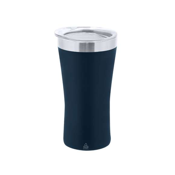 Vaso térmico fabricado en Acero Inox Reciclado de doble pared y 150 ml de capacidad. Exterior en acabado satinado e interior en acabado acero. Incluye tapa de cierre a presión transparente, con dosificador y libre de BPA. Es ideal para tener en tu escritorio, mesa o en cualquier superficie donde disfrutar tranquilamente de tu bebida favorita. Con logotipo Acero Inox Reciclado.El acero es uno de los materiales más demandados y que puede encontrarse casi en todas partes, desde productos de uso diario a grandes construcciones. Con innumerables propiedades, entre las que cabe destacar la durabilidad y su alto grado de reutilización, convirtiéndolo en una alternativa muy valorada en soluciones de sostenibilidad. Debidamente tratado, permite obtener nuevos recursos de infinita utilización.