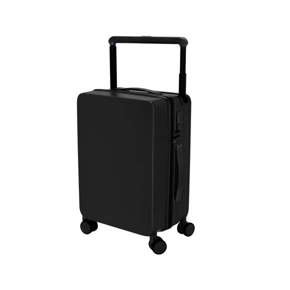 <p>Práctico trolley de 4 ruedas giratorias, en rígido ABS. Versátil por sus múltiples funciones por sus patas laterales con forma gancho, su práctico soporte posavasos plegable y su soporte para tablets, con cierre de cremallera de doble tirador. Interior con diversos compartimentos y diversos bolsillos para pequeños objetos.</p>