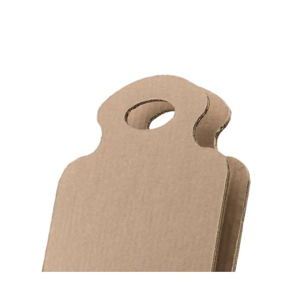 Reutilizabolsas plegable de resistente cartón natural, adaptable a multitud de tamaños de bolsas.