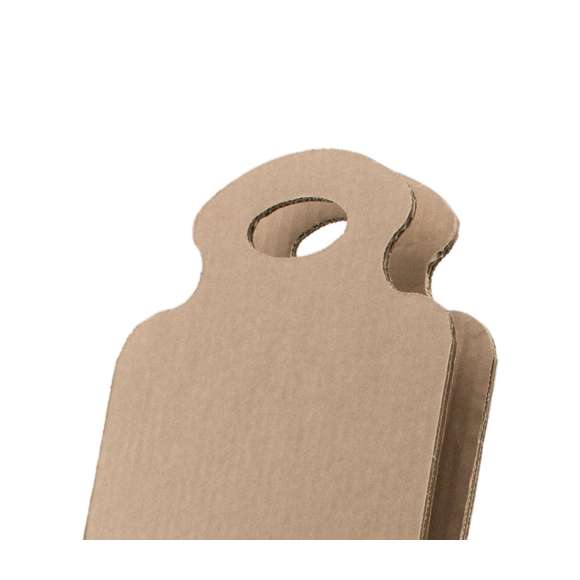 Reutilizabolsas plegable de resistente cartón natural, adaptable a multitud de tamaños de bolsas.
