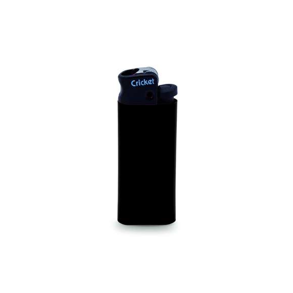  	Miniencendedor clásico Cricket. A gas, de mecanismo de piedra y con protección infantil. Disponible en variada gama de colores sólidos. Servido en bandejas de 50 unidades del mismo color.